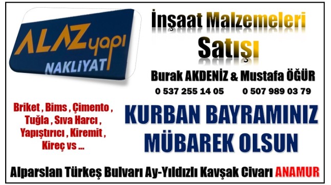 ALAZ YAPI’DAN ” KURBAN BAYRAMI MESAJI “