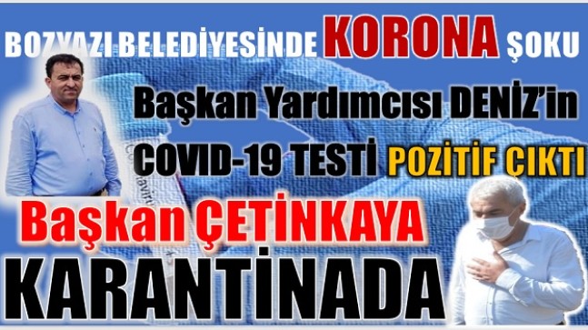 Bozyazı Belediyesinde KORONA Şoku