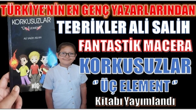 TÜRKİYE’nin en Genç Yazarlarına Bir İsimde Anamur’dan Katıldı “Ali Salih ASLAN”