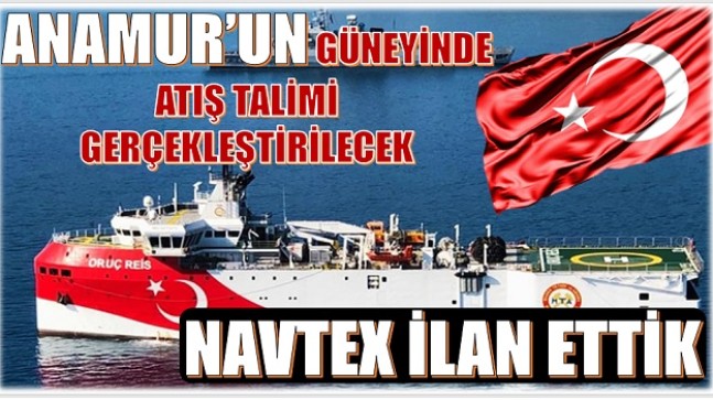 ANAMUR GÜNEYİNDE ATIŞ EĞİTİMİ YAPILACAK
