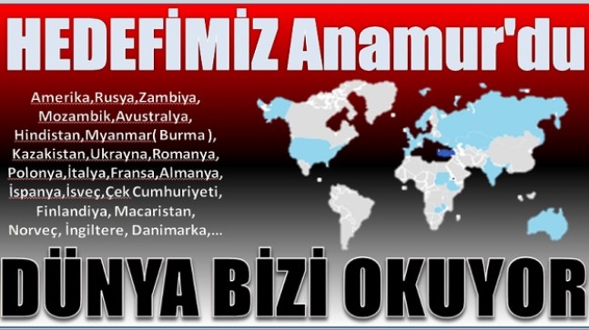 “Anamur Postası” Dünya Gündeminde