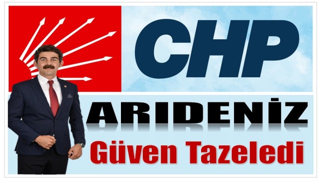 Başkan ARIDENİZ  Güven Tazeledi