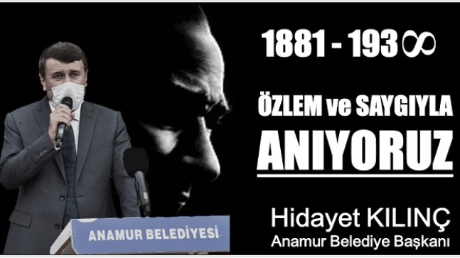 Başkan KILINÇ’tan 10 Kasım ATATÜRK’ü Anma Mesajı