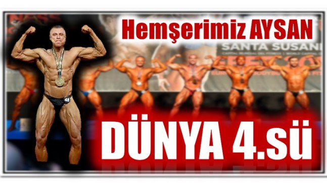 HEMŞERİMİZ “AYSAN” DÜNYA 4. SÜ OLDU