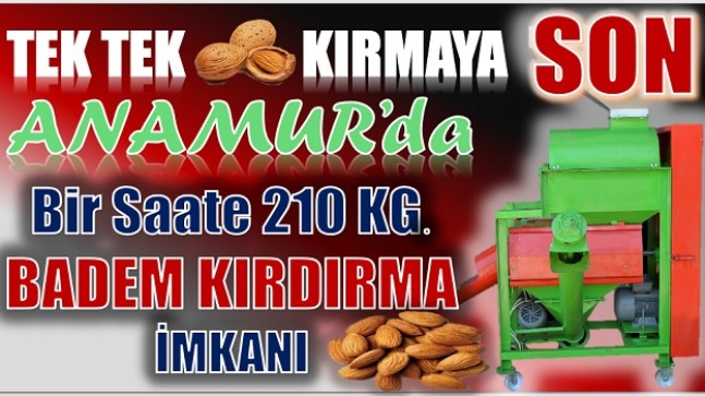 Anamur’da Badem Kırma ve Ayıklama Tesisi