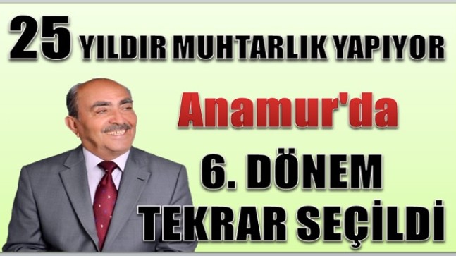 25 Yıllık Muhtar Tekrar Seçildi