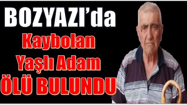 Bozyazı’da Yaşlı Adam Ölü Bulundu