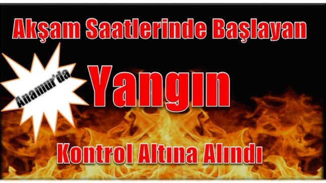 Çarıklar’da Korkutan Yangın