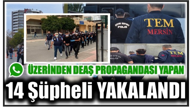 DEAŞ Operasyonunda 14 Şüpheli Yakalandı