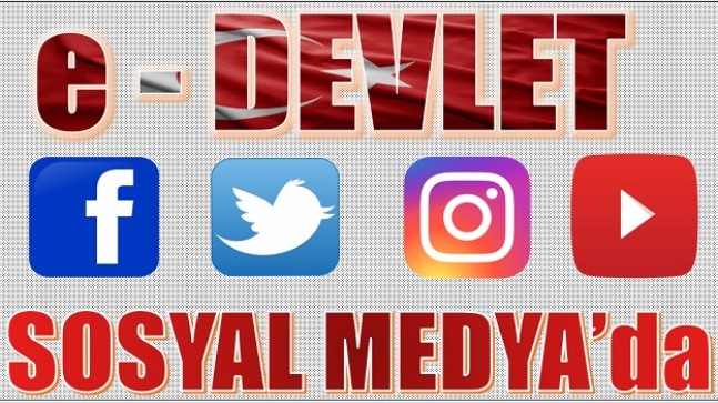 e-DEVLET SOSYAL MEDYADA
