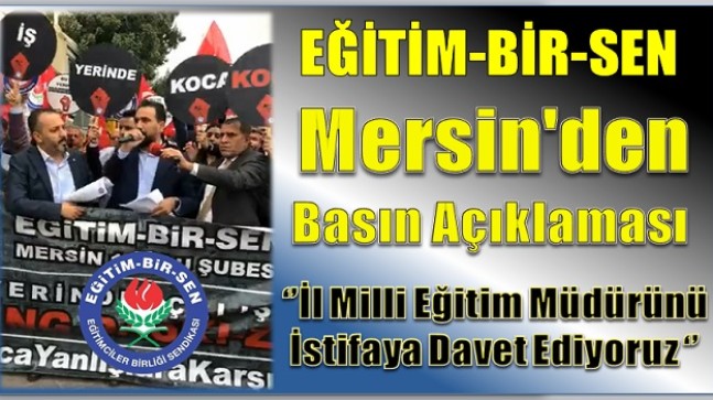 Eğitim-Bir-Sen’den Basın Açıklaması