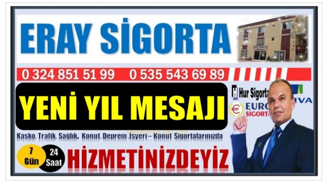 ERAY SİGORTA’dan YENİ YIL MESAJI