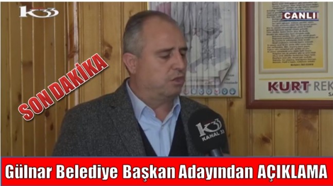 Adaylığı Yargıya Takılan Yüksel Çelikten Açıklama