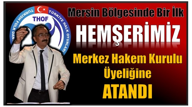 Hemşerimiz UYSAL , Merkez Hakem Kurulu Üyesi Oldu