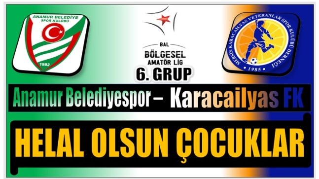 Anamur Belediyespor 10 Kişi ile  BAL’a Devam Dedi