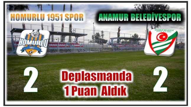 Anamur Belediyespor Üstünlüğünü Koruyamadı 1 Puanla Yetindi