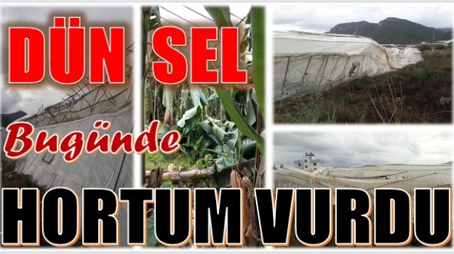 ÜRETİCİ PERİŞAN ; DÜN SEL, BUGÜNDE HORTUM VURDU