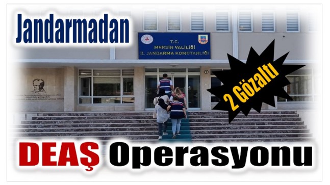 Jandarmadan DEAŞ Operasyonu ; 2 Gözaltı