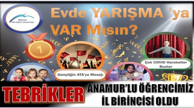 ANAMUR’LU ÖĞRENCİ KARAOKE YARIŞMASINDA BİRİNCİ OLDU