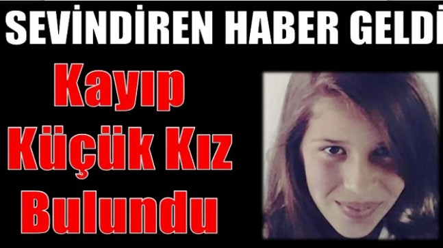Sevindiren Haber Geldi; Kayıp Küçük Kız Bulundu