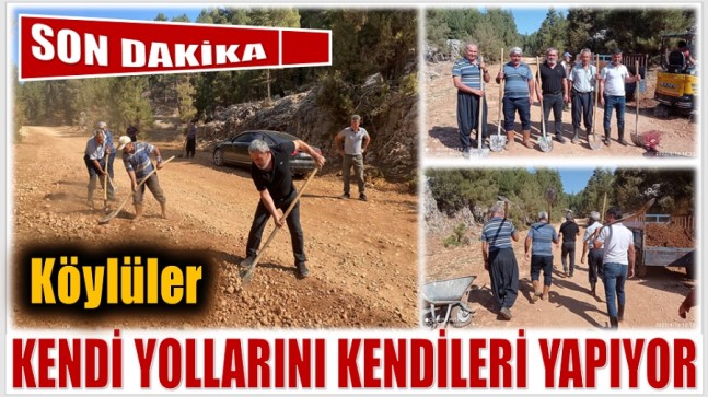 7 Mahalle Bir Araya Geldi ; Kendi Yollarını Kendileri Yapıyor