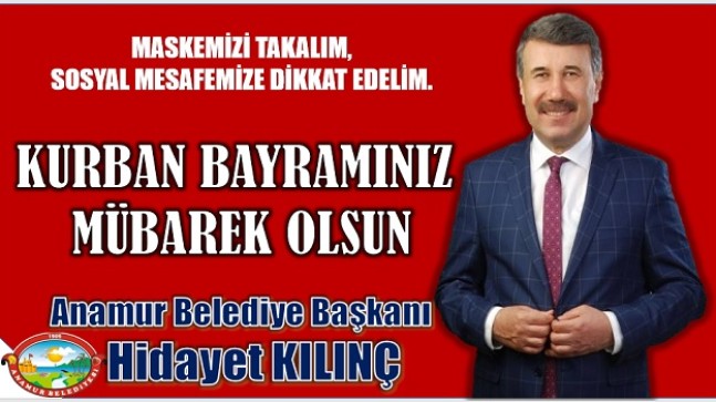 Başkan KILINÇ’tan KURBAN BAYRAMI Mesajı