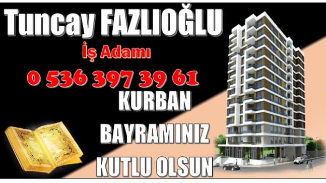 KURBAN BAYRAMINIZ KUTLU OLSUN