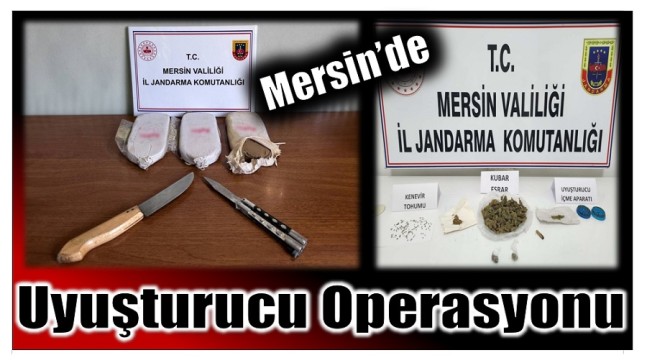 Jandarmadan Uyuşturucu Operasyonu ; 4 Şüpheli Yakalandı