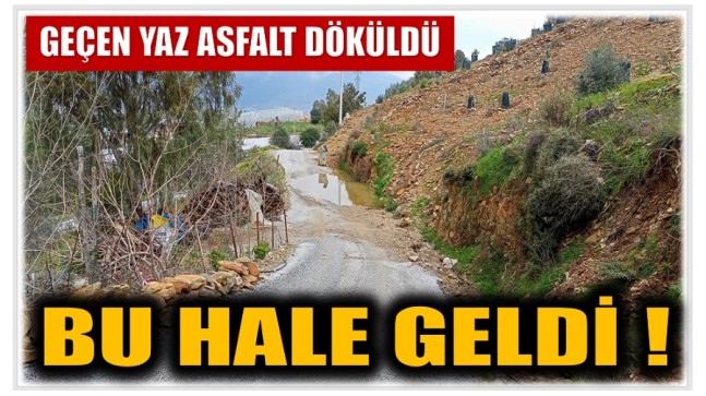 50 YIL SONRA ASFALTA KAVUŞTULAR , YOLLARI BU HALE GELDİ