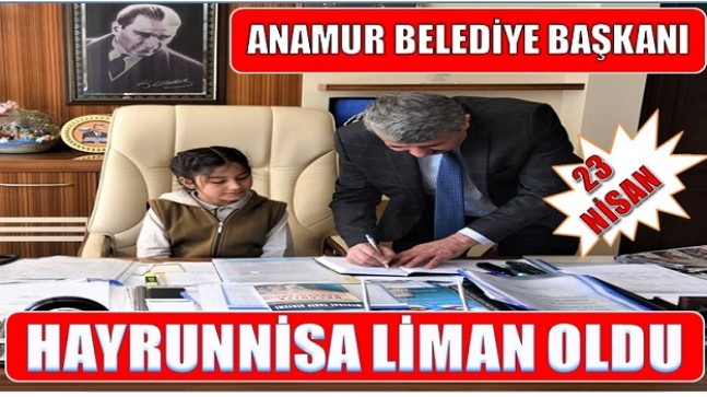 ANAMUR’da Koltuk Ona Emanet Edildi