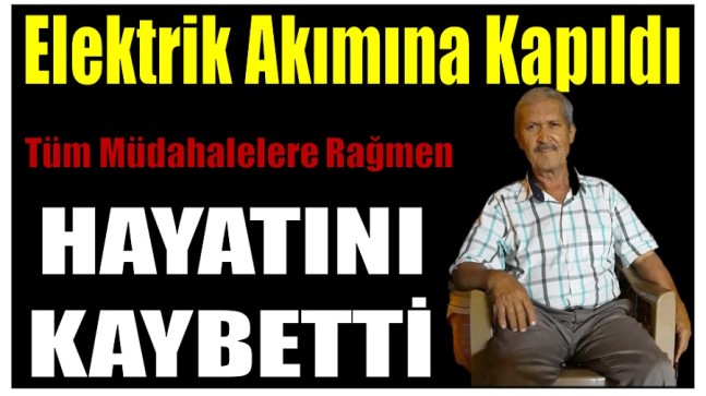 Çilek Tarlasında Elektrik Akımına Kapılarak Hayatını Kaybetti