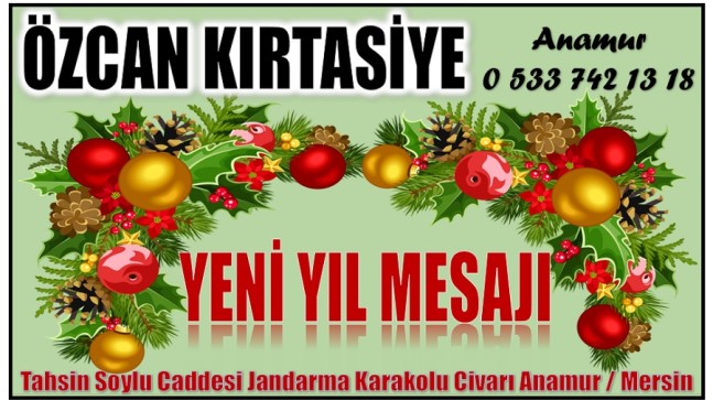 ÖZCAN KIRTASİYE’den Yeni Yıl Mesajı