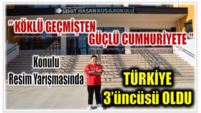 Anamur’lu Öğrenci TÜRKİYE 3’üncüsü Oldu