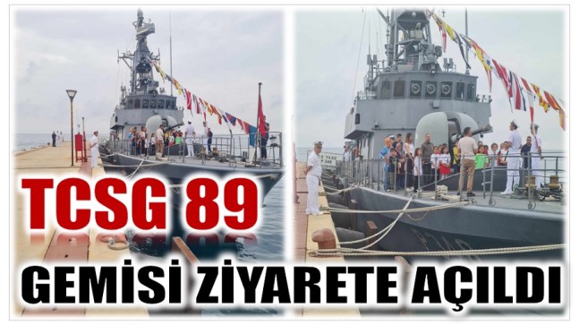 TCSG 89 Gemisi  Anamur’da Halkın Ziyaretine Açıldı