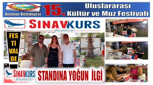 Muz Festivalinde ” SINAVKURS ” Standına Yoğun İlgi