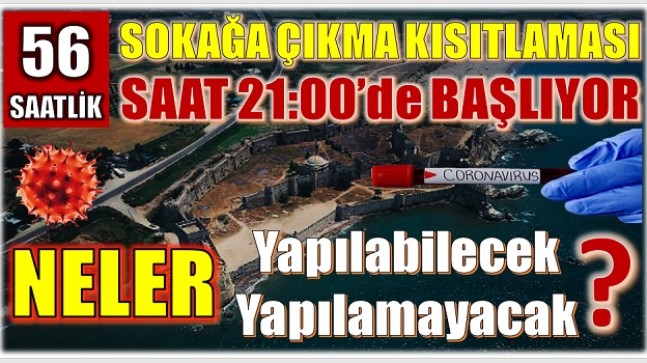 SAAT 21:00’de SOKAĞA ÇIKMA KISITLAMASI BAŞLIYOR