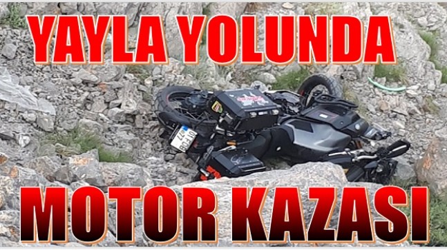 MOTOR KAZASI ; 1 AĞIR YARALI