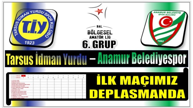 Lig Başlıyor ! Anamur Belediyespor İlk Maçında Deplasmanda