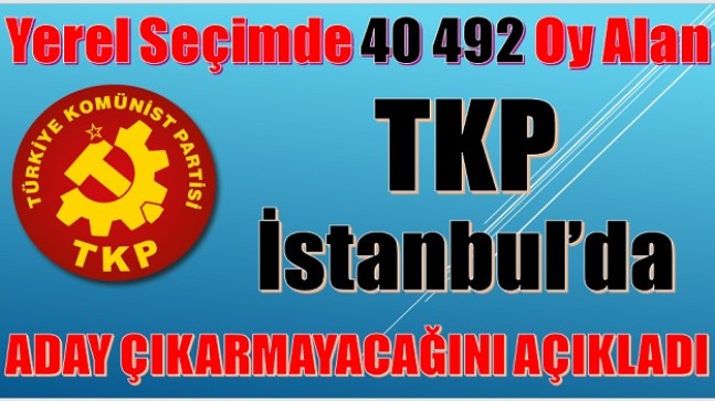 40.492 Oy Almıştı , Adayını İMAMOĞLU Lehine Çektiğini Açıkladı