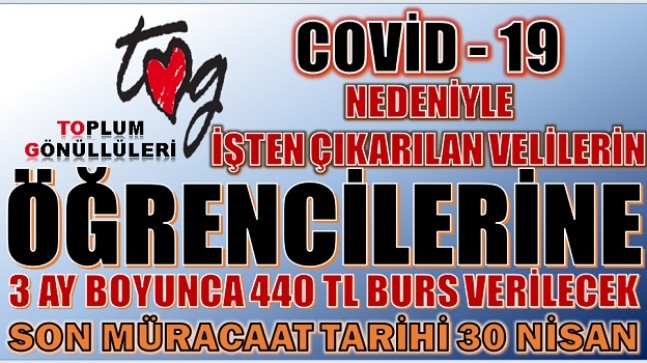TOG & İNG TÜRKİYE’den ÖĞRENCİLERE 440 LİRA BURS