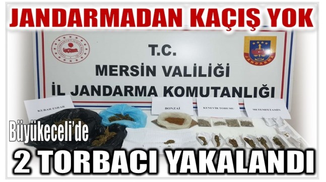 Jandarmadan Kaçış Yok ; 2 Torbacı Yakalandı