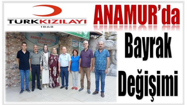 TÜRK Kızılay Anamur’da Bayrak Değişimi