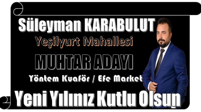 Yeni Yılınız Kutlu Olsun