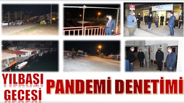 Anamur’da Yılbaşı Gecesi PANDEMİ DENETİMİ