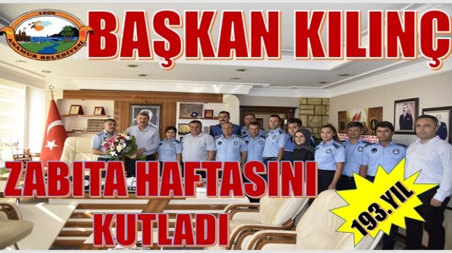 ANAMUR’DA ZABITA HAFTASI KUTLANDI