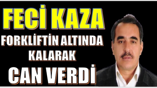 Feci Kazada,Hemşerimiz Hayatını Kaybetti