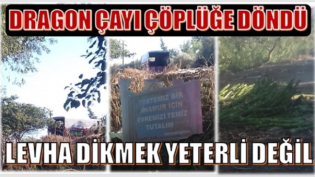 DRAGON ÇAYI KIYISI ÇÖPLÜK OLDU