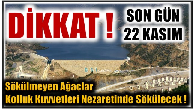 DİKKAT ! SON GÜN 22 KASIM…