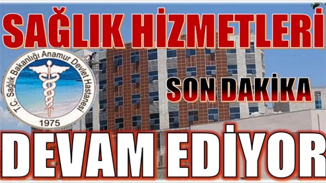 YILMAZ’dan,ANAMUR DEVLET HASTANESİ İLE İLGİLİ PAYLAŞIMLARA CEVAP