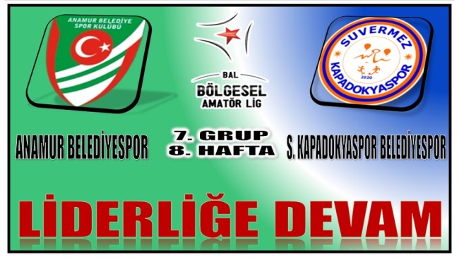 Takımımız ” LİDERLİĞE DEVAM ” Dedi.